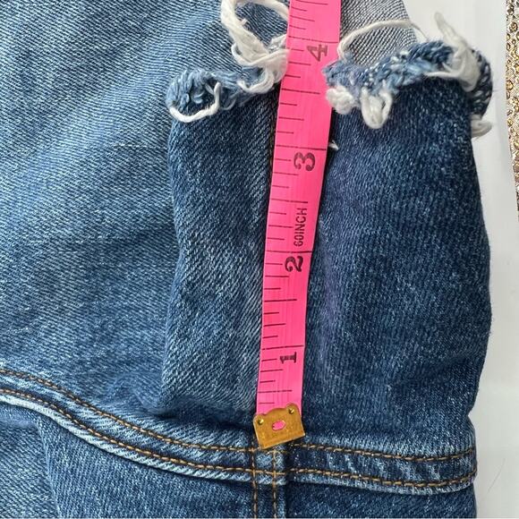 Abercrombie &e Fitch The 4" Mom Short High Rise Jean shorts sz 20 - Picture 5 of 7
